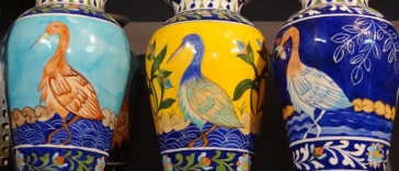 blue pottery