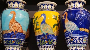 blue pottery
