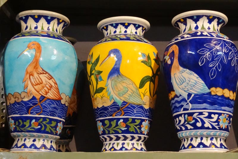 blue pottery